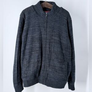 Coleman Men's Charcoal Zip-Up Sweater